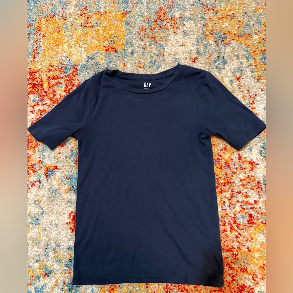 GAP Dark Blue Modern T-Shirt